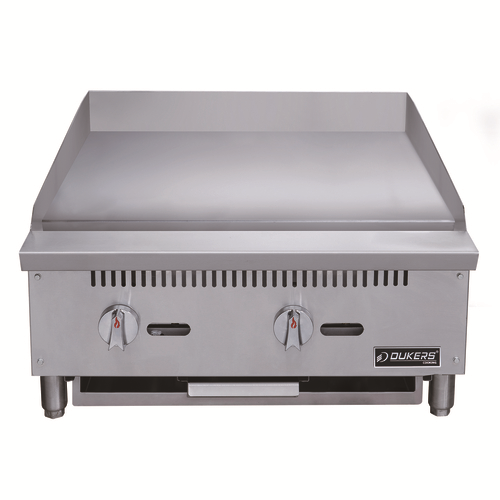 Griddle, Gas, Countertop 24", 1" thick