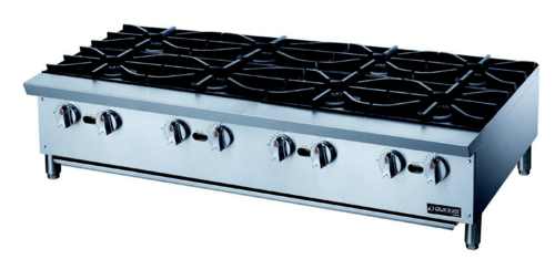 Hotplate, Countertop, Gas 48"