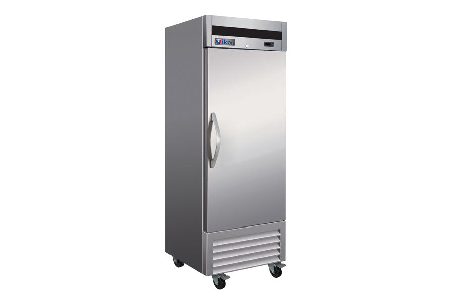 Upright bottom mount refrigerator