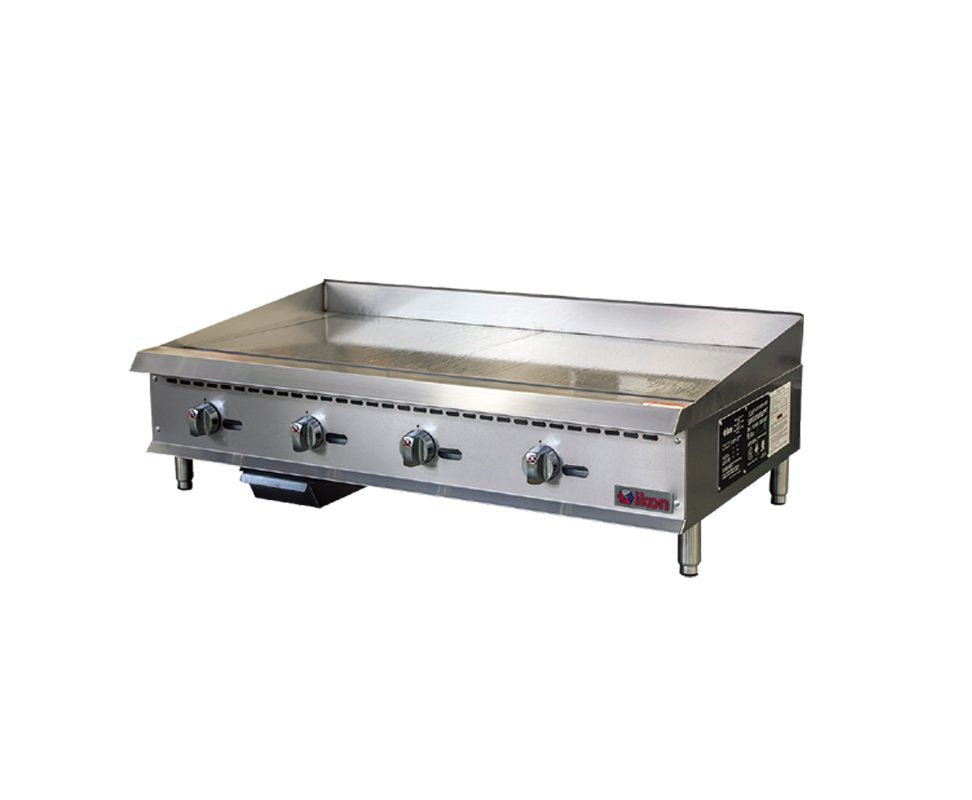 Thermostat griddle - 48”