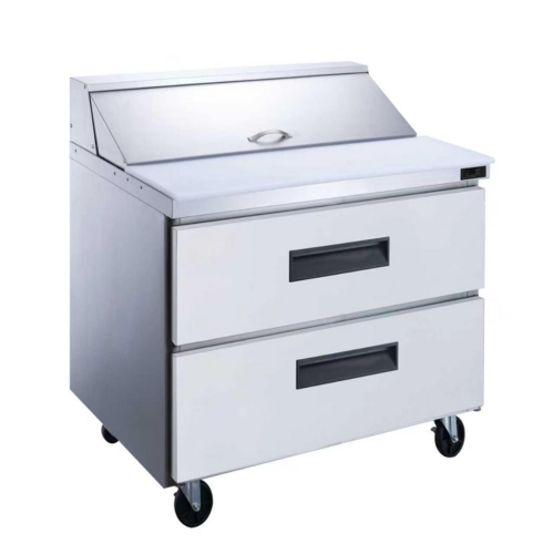 Dukers DSP36-15M-D2 Refrigerated Counter, Mega Top Sandwich / Salad Unit 36"