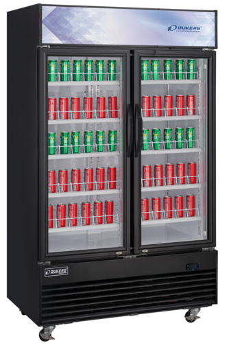 Dukers DSM-33R Refrigerator, Merchandiser 39-3/8"