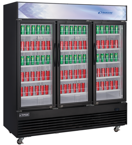 Dukers DSM-69R Refrigerator, Merchandiser 78"