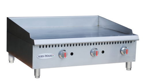 Serv-Ware SMGS-36 Griddle, Gas, Countertop