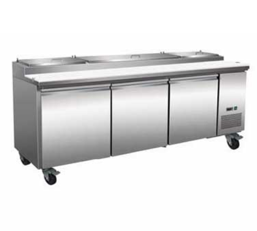 Serv-Ware PP93-12-HC Refrigerated Counter, Pizza Prep Table
