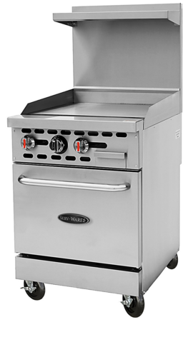 Serv-Ware SWGO-24-LP Griddle, Gas, Floor Model