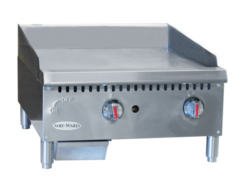 Serv-Ware STGS-24 Griddle, Gas, Countertop