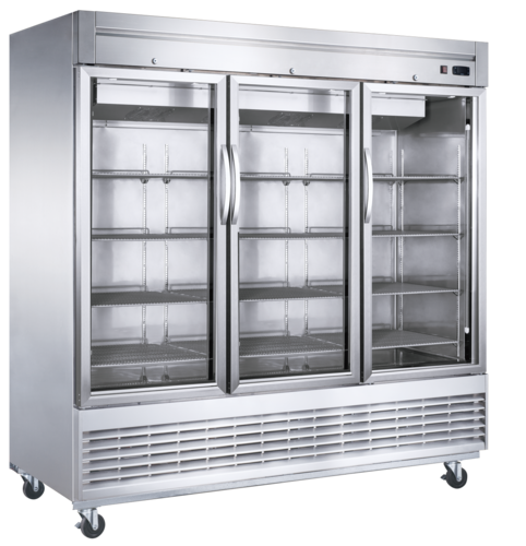 Dukers D83R-GS3 Refrigerator, Reach-In 82-5/8" Three Section