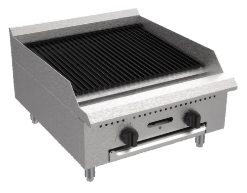 Serv-Ware SCBS-24-SA Charbroiler, Gas, Countertop