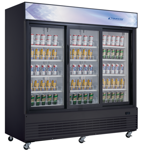 Dukers DSM-68SR Refrigerator, Merchandiser 78"