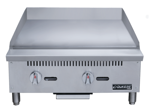 Dukers DCGT24 Heavy Duty Griddle, Gas, Countertop 24"