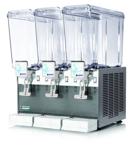 AMPTO D1316 Beverage Dispenser 3 Tanks, Electric (Cold)