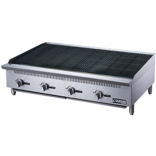 Dukers DCCB48 Charbroiler, Gas, Countertop 48"