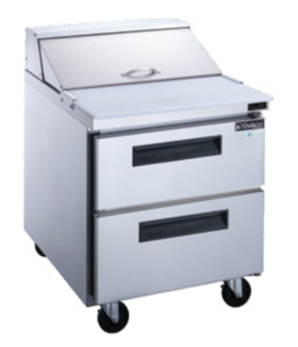 Dukers DSP29-8-D2 Refrigerated Counter, Sandwich / Salad Unit 29"