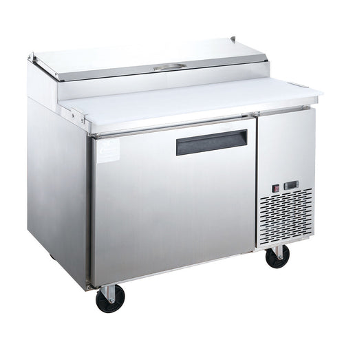 Dukers DPP44 Refrigerated Counter, Pizza Prep Table 44"