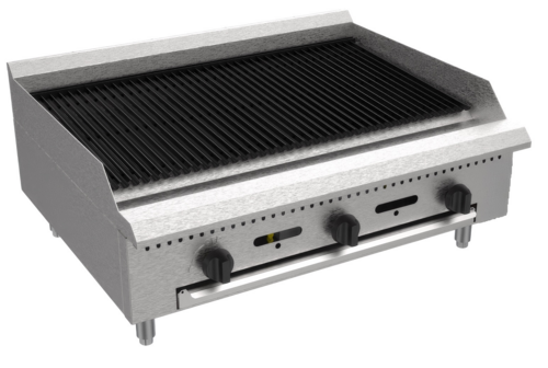 Serv-Ware SCBS-36-SA Charbroiler, Gas, Countertop