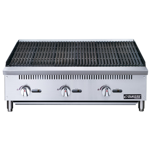Dukers DCRB36 Charbroiler, Gas, Countertop 36"