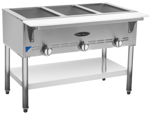 Serv-Ware SWGST-3-LP Serving Counter, Hot Food, Gas