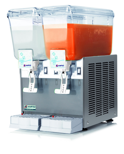 AMPTO C1256 Beverage Dispenser 2 Tanks, Electric (Cold)