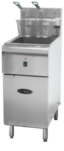 Serv-Ware SWEF-50 Fryer, Electric, Floor Model, Full Pot