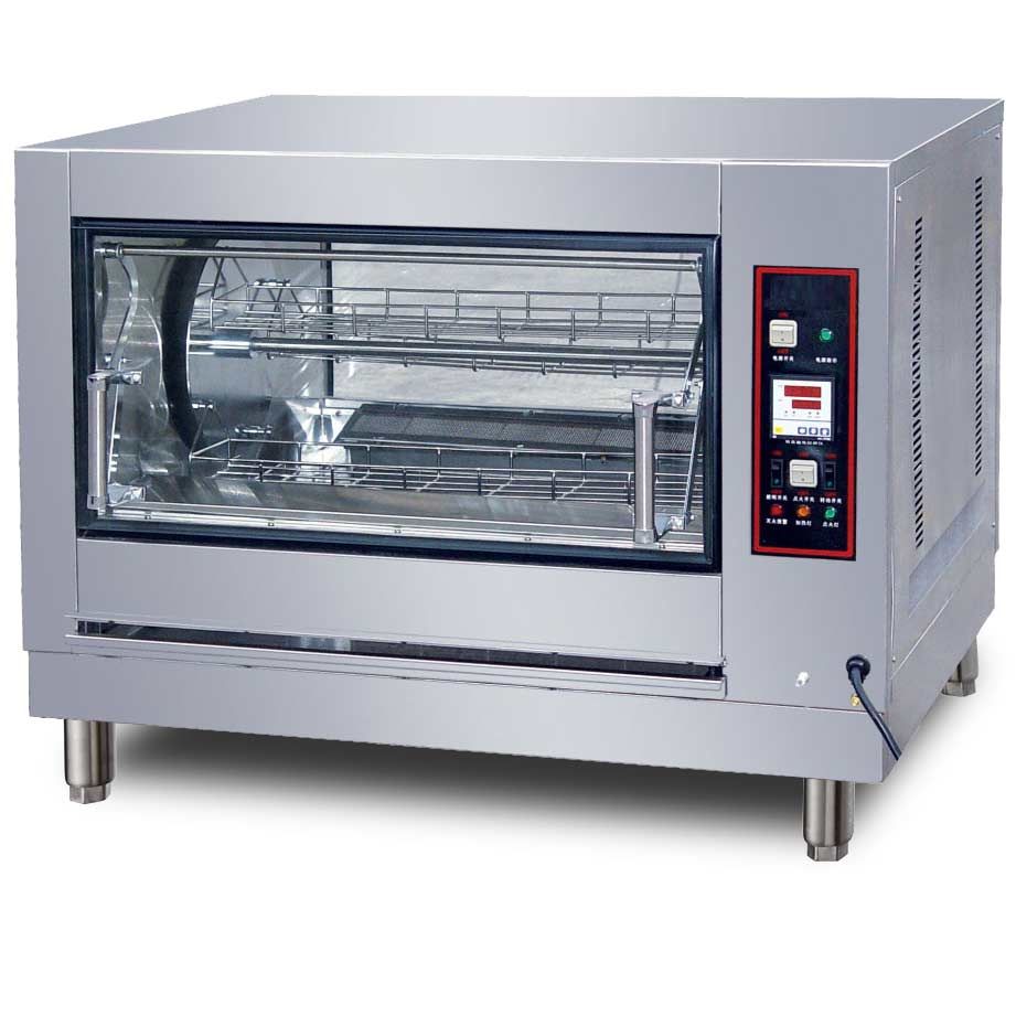 Cookline GR-268 40" 12 Chicken Countertop Gas Commercial Rotisserie Oven, 115V